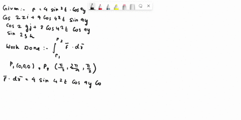 evaluate-the-work-done-between-point-1-and-point-2-for-the-conservative-field-f-30-f-4-sin-4x-cos-9y-cos-zzi-9-cos-4x-sin-9y-cos-22j-2-cos-4x-cos-9y-sin-zzk-f10-0-0-p2-2-zt-9-2-92212
