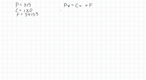 to-determine-the-break-even-point-or-the-number-of-units-that-must-be-sold-so-that-no-profit-or-loss-occurs-an-economist-uses-the-formula-px-cx-f-where-p-is-the-selling-price-per-unit-x-is-the-number-