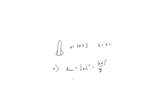 mp-trocket-height-a-rocket-initially-at-rest-on-the-ground-accelerates-straight-upward-from-rest-with-constant-acceleration-of-588-ms2-the-acceleration-period-lasts-for-time-900-until-the-fu-15222