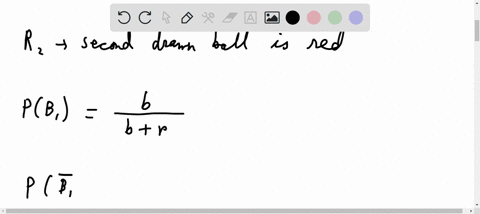 an-urn-contains-b-black-balls-and-r-red-balls-one-of-the-balls-is-drawn-at-random-but-when-it-is-put-69498