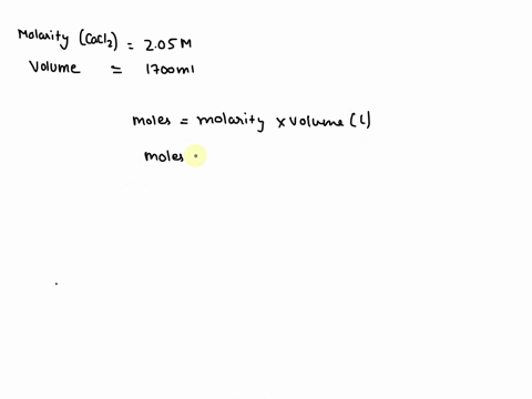 how-many-grams-of-cacl2-are-in-1700-ml-of-205-m-cacl2-57863