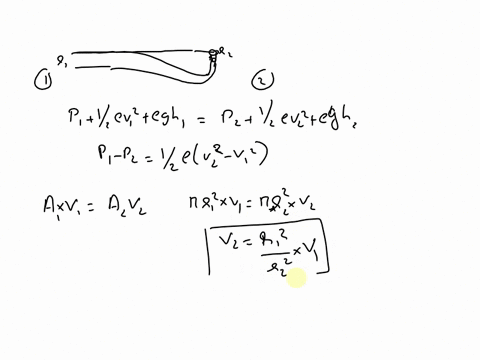 lwaterwhich-has-density-ris-pumped-at-high-pressure-at-rate-q-into-the-left-end-of-a-cylindrical-pipeq-is-the-mass-flux-the-mass-per-time-pumped-into-the-pipe-the-radius-of-the-left-end-of-t-35943