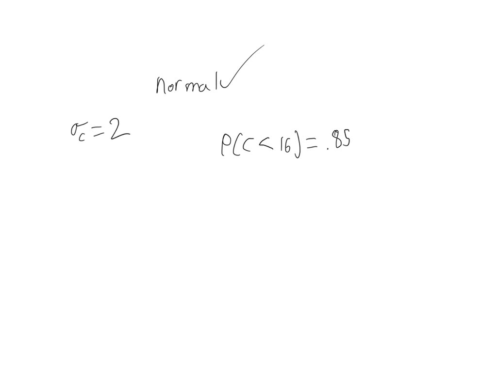 SOLVED 5. Assume the given distributions are normal. Cucumbers grown on a certain farm have