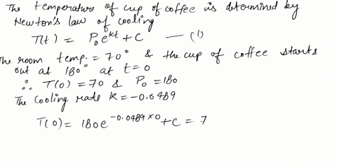 ⏩SOLVED:How much will the temperature of a cup (180 g) of coffee