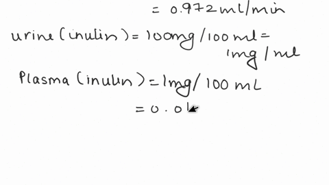 the-following-test-results-were-obtained-over-a-24-hour-period-urine-volume-14-l-urine-inulin-100mg-urine-urea-220-mmoll-urine-pah-70-mgml-plasma-inulin-1mg-plasma-urea-5-mmoll-plasma-pah-02-92727