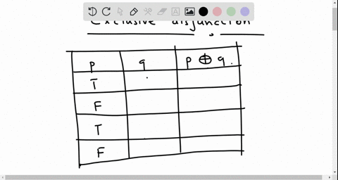 complete-the-truth-table-for-exclusive-disjunction-the-symbol-searrow-represents-one-or-the-other-is-64157