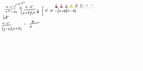 find-the-partial-fraction-decomposition-x-5-x2-64-13-3-16-x8-x-8-ob-13-3-16-x8-x-8-13-x16-x-16-3-x-8-x8-91082