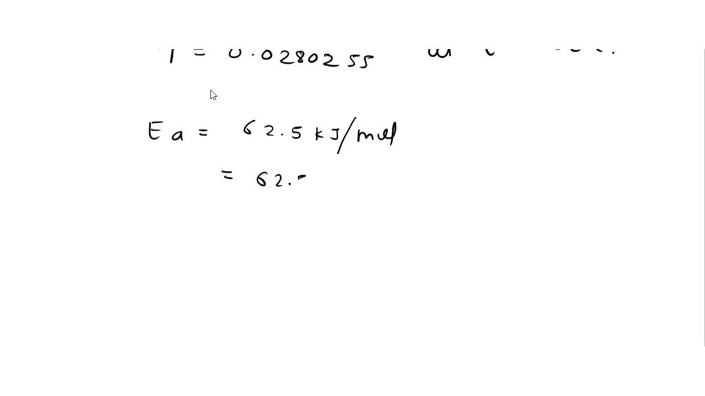 SOLVED: A First Order Reaction A→B, Takes 5.8 Minutes At 32°C To ...