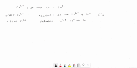 a-galvanic-cell-at-temperature-of-250-c-is-powered-by-the-following-redox-reaction-cu2-a9zn-_cu-zn2-aq-suppose-the-cell-is-prepared-with-0788-m-cu2-in-one-half-cell-and-732-mzn-in-the-other-86964
