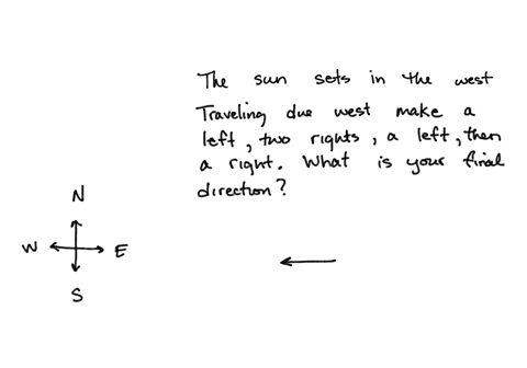 a-driver-is-driving-into-the-setting-sun-he-makes-a-left-two-rights-a-left-and-a-right-what-direction-is-he-traveling-74736