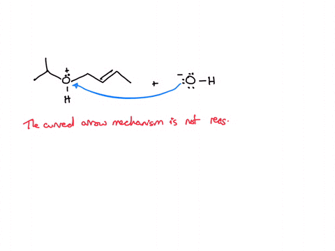 organic-reactions-and-mechanisms-determining-the-product-of-a-reaction-mechanism-drawn-with-skeletal-1-5-examine-the-curved-arrow-mechanism-below-and-answer-the-question-in-the-box-if-the-mechanism-is
