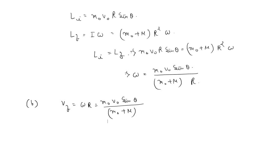 A bicycle wheel of mass M (assumed to be concentrated at its rim) and ...