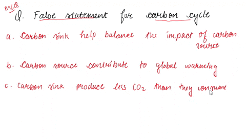 which-statement-is-false-concerning-the-carbon-cycle-group-of-answer-choices-a-carbon-sinks-can-help-balance-the-impacts-of-carbon-sources-b-carbon-sources-contribute-to-global-warming-c-car-55724