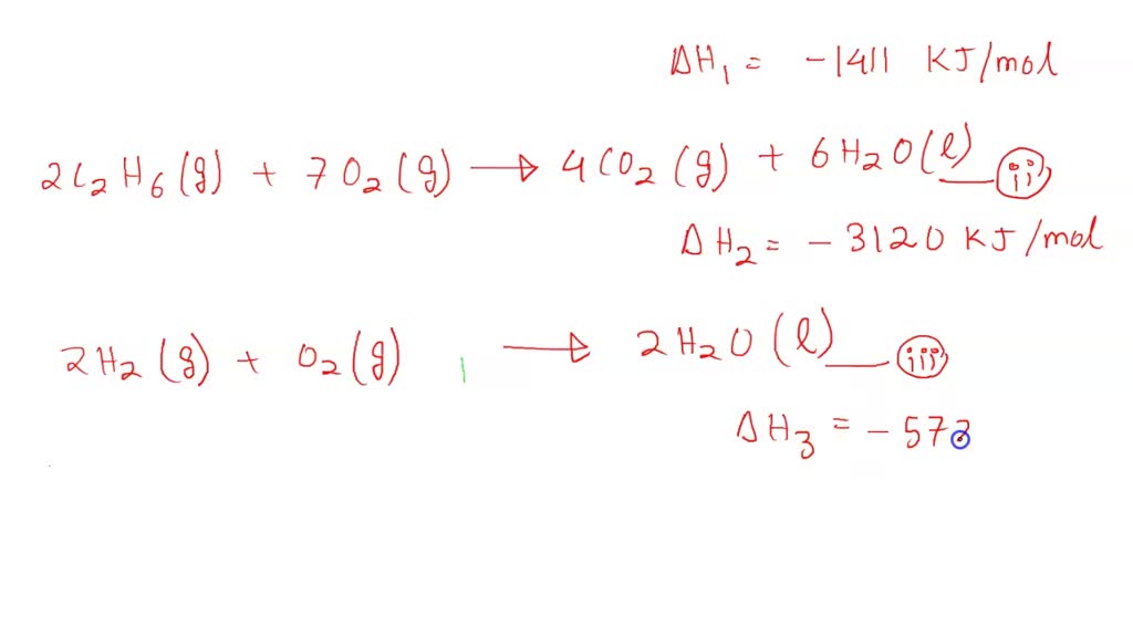 SOLVED The enthalpies of combustion for ethene C2H4 ethane