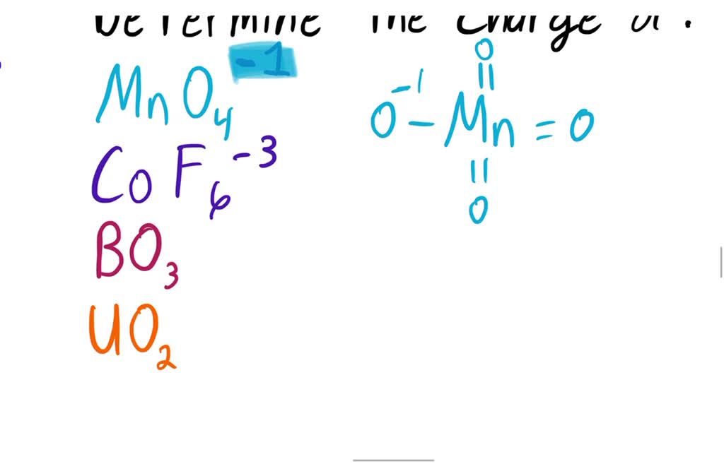 SOLVED: Determine the charges of the ions in parenthesis in the ...