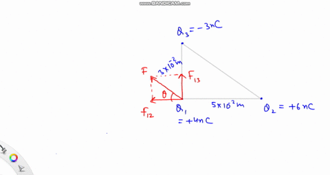 three-point-charges-form-right-angled-triangle-ineir-charges-force-applied-t0-q1-shown-figure-find-the-magnitude-and-directem-efthe-q3-3-nc-q-46-nc-q444-nc-5-102-m-x1072-93798