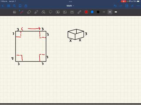 a-box-with-a-square-base-and-no-top-is-to-be-made-from-square-piece-of-carboard-by-cutting-3-inz-squares-from-each-corner-and-folding-up-the-sides-the-box-i5-to-hold-7803-in-how-big-a-plece-98639