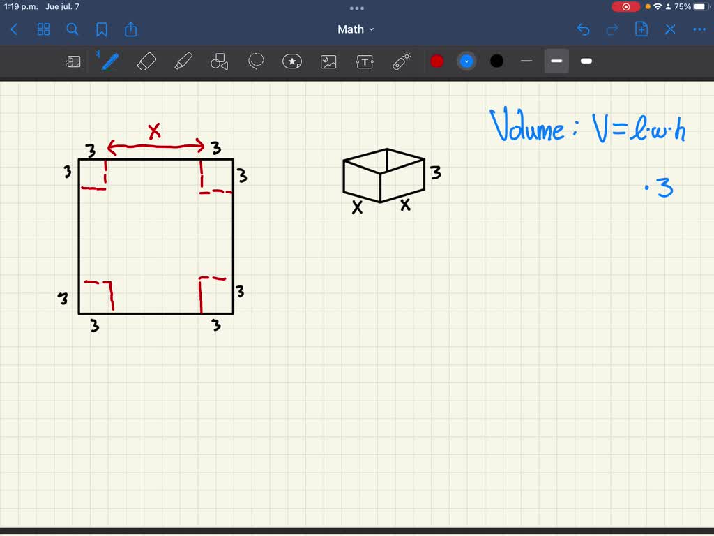 SOLVED A box with a square base and no top is to be made from a square