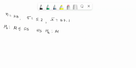 sample-of-23-discount-brokers-showed-sample-mean-price-charged-for-trade-of-100-shares-s50-per-share-was-5710-assume-population-standard-deviation-of-5520-test-the-hypothesis-that-the-mean-p-83703