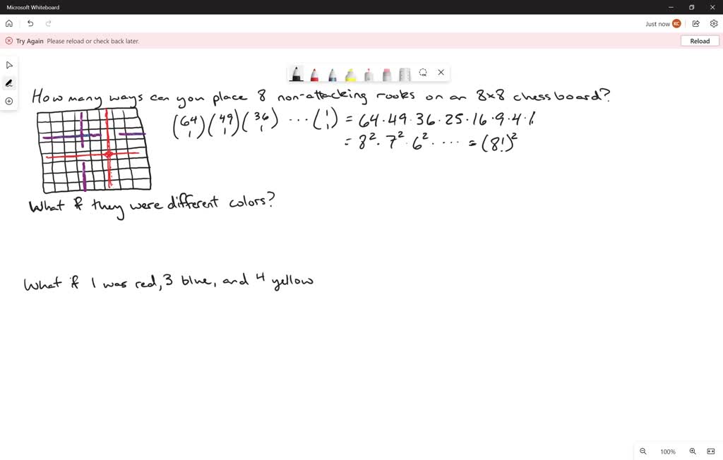 combinatorics - How many different ways can we place 4 identical rooks on  the following chess board - Mathematics Stack Exchange