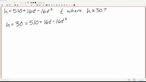 using-calculus-it-can-be-shown-that-if-a-ball-is-thrown-upward-with-an-initial-velocity-of-16-fts-from-the-top-of-a-building-510-ft-high-then-its-height-h-above-the-ground-t-seconds-later-wi-70679