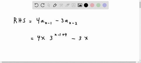 5-show-that-the-sequence-an-3n4-is-a-solution-of-the-recurrence-relationan-4an-1-3an-2-77494