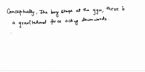 during-gym-class-a-boy-climbs-a-vertical-rope-and-temporarily-stops-half-way-between-the-floor-below-and-the-ceiling-above-consider-the-following-forces-1-gravity-2-normal-force-3-friction-a-45274