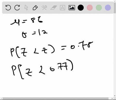 a-population-is-normally-distributed-with-86-and-12-for-this-population-what-is-the-78-th-percentile-a-x-9045-b-x-9789-c-x-9524-d-x-8063-57434