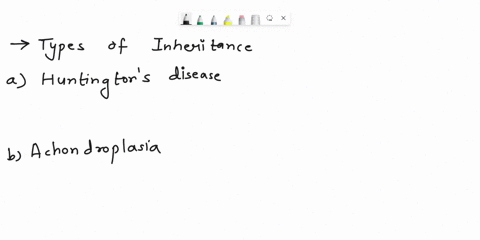 Explain the types of inheritance associated with huntingtons...
