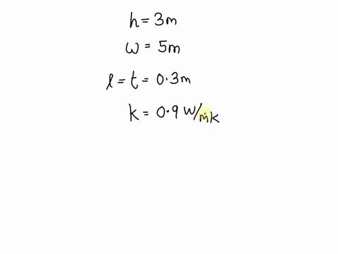 example-31-consider-a-3-m-high5-m-wideand-03-m-thick-wall-whose-thermal-conductivity-is-k09wmkfig3-11on-a-certain-daythe-temperatures-of-the-inner-and-the-outer-surfaces-of-the-wall-are-meas-57916