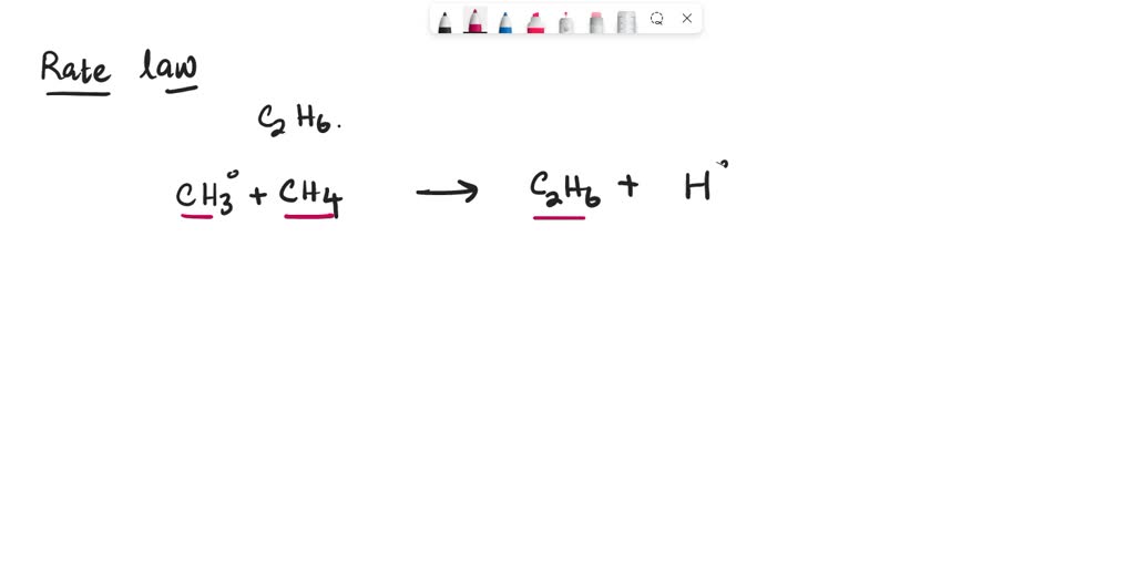 SOLVED: The following mechanism is for gas phase pyrolysis of methane ...