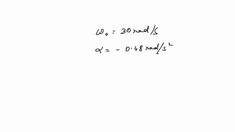 question-completion-status-question-11-at-time-t05-a-wheel-has-an-angular-displacement-of-zero-radians-and-an-angular-velocity-of-30-mathrmrad-mathrms-the-wheel-has-a-constant-acceleration-of-048-math