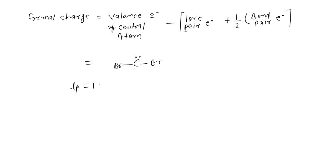 SOLVED 1. The carbon atom in the dibromocarbene molecule shown below