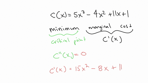 given-the-cost-function-cx-sx3-4x2-11x-1find-the-minimum-marginal-cost-the-minimum-marginal-cost-is-do-not-round-until-the-final-answer-then-round-to-two-decimal-places-as-needed-32009