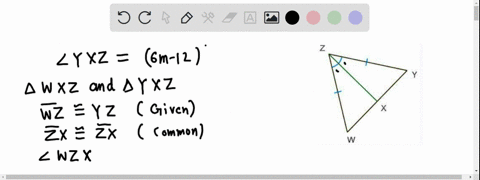 zx-bisects-wzy-if-the-measure-of-yxz-is-6m-12-what-is-the-value-of-m-a-6-b-17-c-90-d-102-m-22306