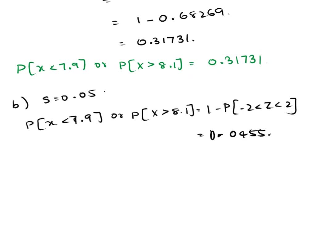 SOLVED: Motorola used the normal distribution to determine the ...