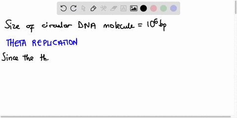 a-circular-molecule-of-dna-contains-1-million-base-pairs-if-the-rate-of-dna-synthesis-at-a-replication-fork-is-100000-nucleotides-per-minute-how-much-time-will-theta-replication-require-to-c-25816