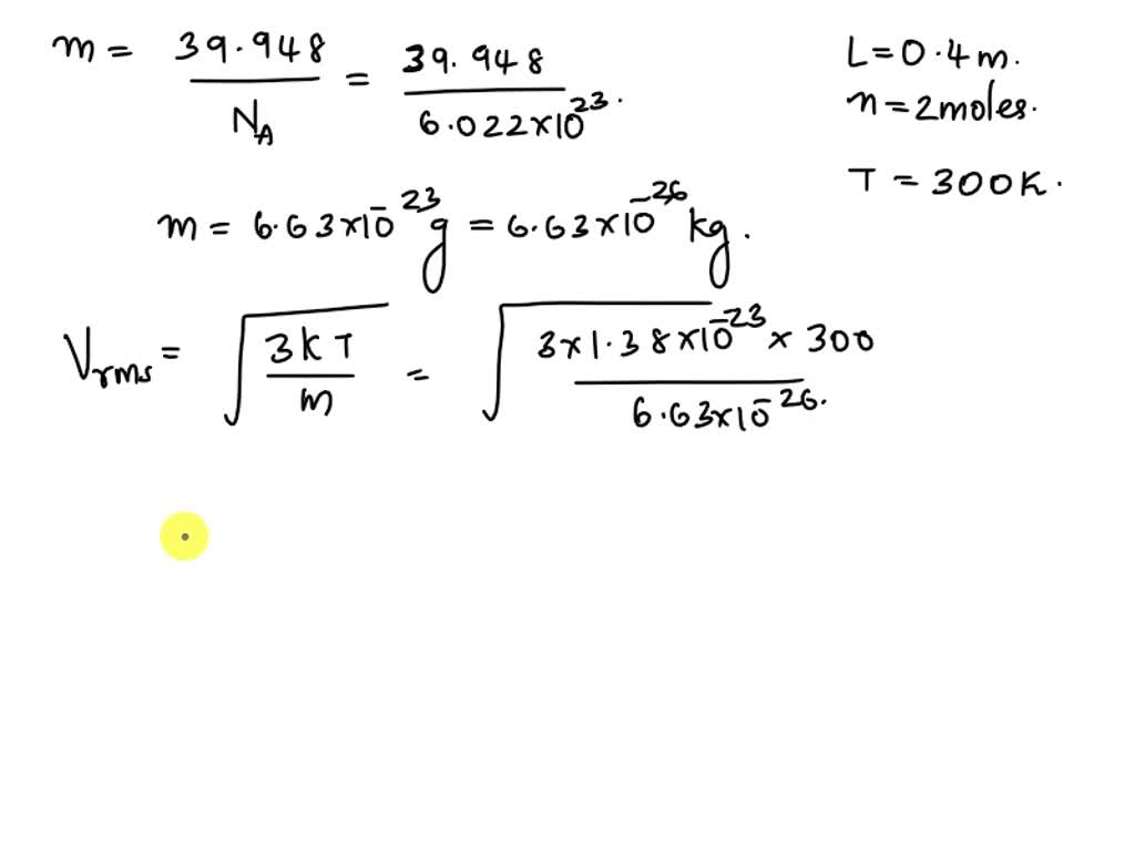 SOLVED: A box is a cube with each side of length 0.400 m. It contains 2 ...