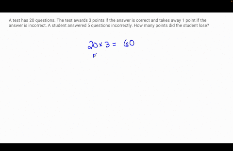 Your teacher announced a 50 point math quiz for tomorrow the...