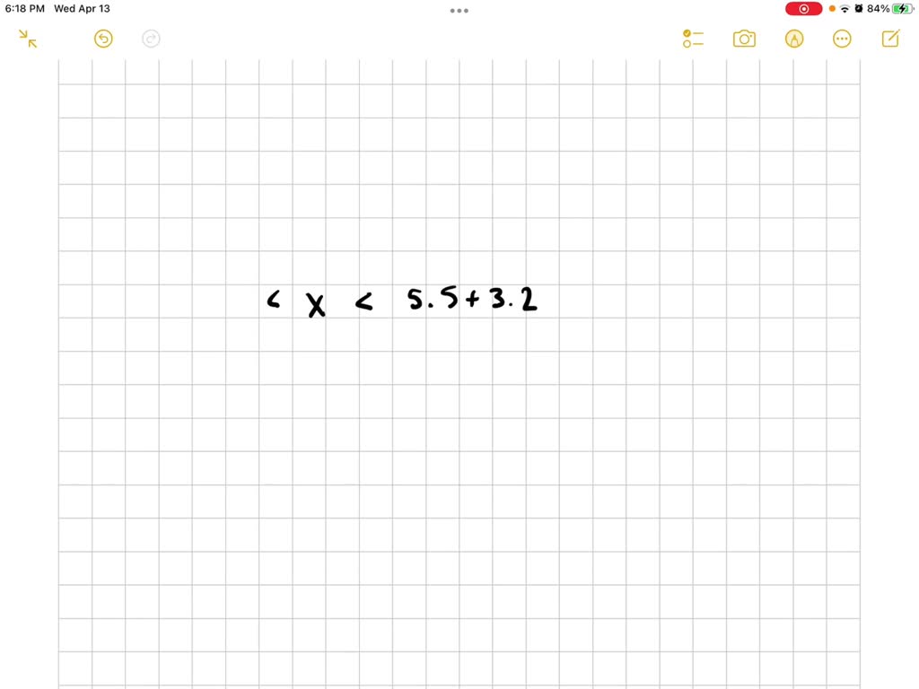 SOLVED 'What is the range of possible sides for side x? The other two