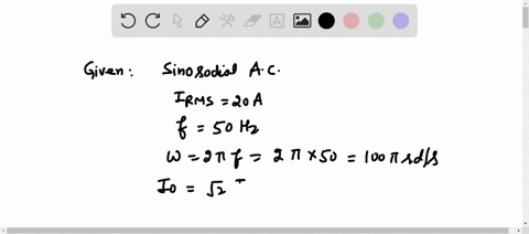 2 a an alternating current varying sinusoidally with...