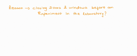 why-do-you-close-doors-and-windows-before-beginning-an-experiment-45889