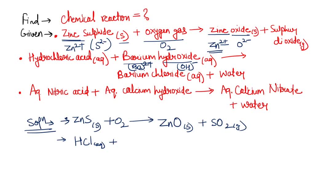 SOLVEDWrite the chemical equation that relates to each of the