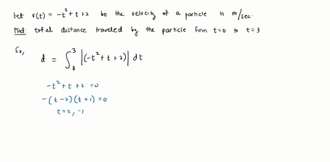 particle-moves-along-a-line-with-a-velocity-vt-t2-t-2-measured-in-meters-per-second-find-the-total-distance-the-particle-travels-from-0-seconds-to-t-3-seconds-provide-your-answer-below-meter-97334