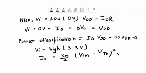 5given-that-kn100uavand-vm06vfind-vandvfor-the-nmos-logic-inverter-with-resistor-load-shown-in-figure-5note-that-vnd-vare-the-output-valuesy-corresponding-to-the-input-valuesvof-low-and-high-03609