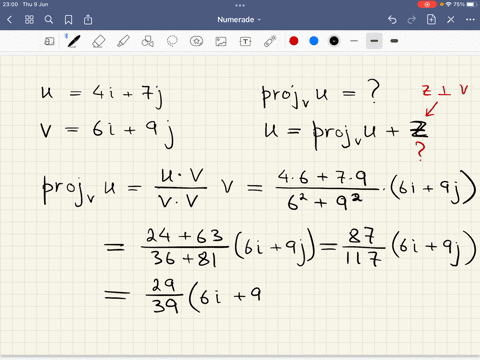 consider-the-following-u-4i-7j-v-6i-9j-a-find-the-projection-of-u-onto-v-b-find-the-vector-component-of-u-orthogonal-to-v-45026