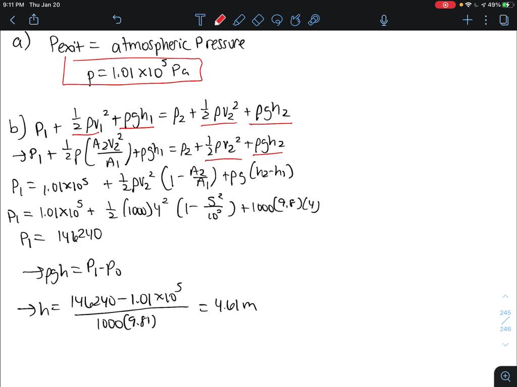 solved-water-flows-from-the-pipe-shown-in-the-figure-with-a-speed-of