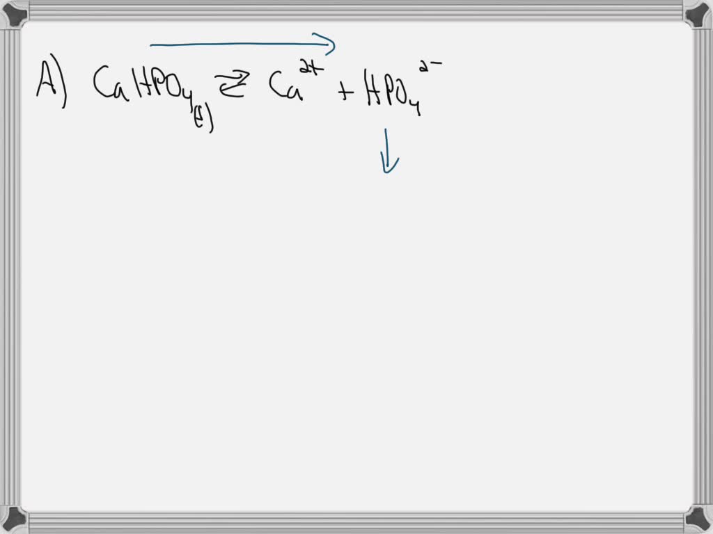 SOLVED 34) Which is more soluble in a basic solution than in pure water? A) CaHPO4 B) AgI C) Mg