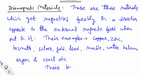 differentiate-between-diamagnetism-paramagnetism-and-ferromagnetism-and-list-the-example-of-materials-that-are-diamagnetic-paramagnetic-and-ferromagnetic-88054