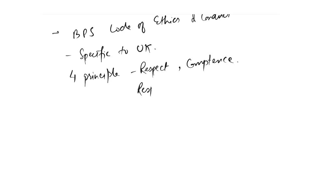 Comparison between APA ethical code and BPS?